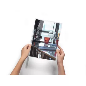 Iratsín iratborítóval, A4, 3 mm, átlátszó, Durable