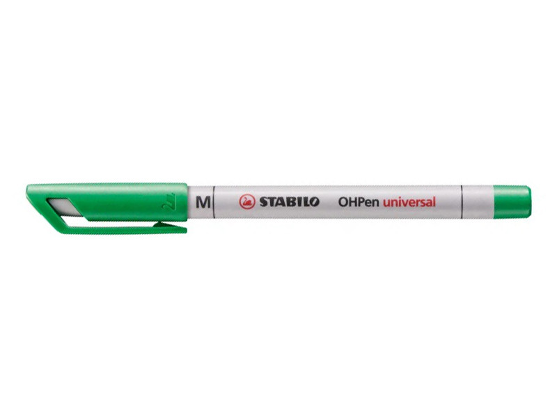 OHP marker Stabilo M, 853/36, vízbázisú, zöld
